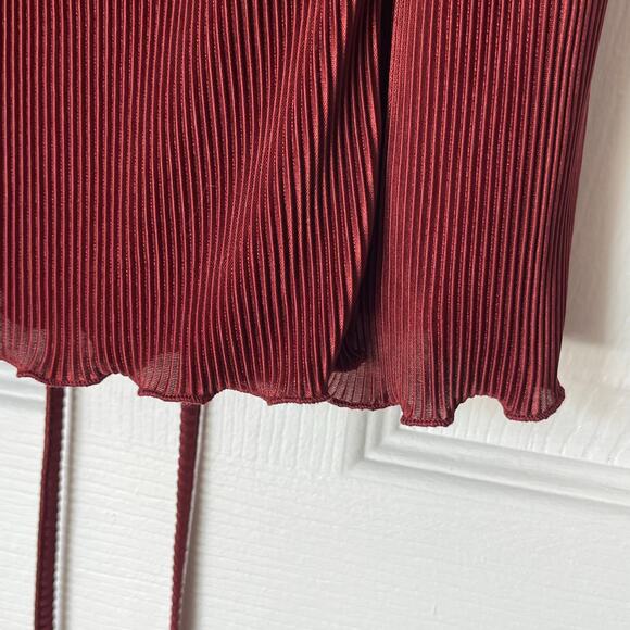 Zara Pleated Wrap Dress - Size S - NWT - Picture 3 of 13